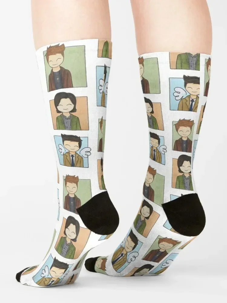 Team Free Will Socks warm winter tennis floral christmass gift Socks For Man Women's