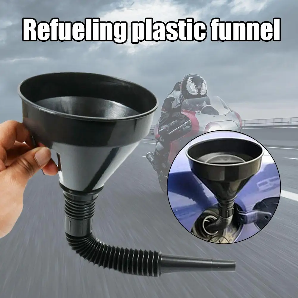 

Engine Refueling Funnel With Filter Motorcycle Car Plastic Spout Filling Funnel For Oil Water Fuel Petrol Strainer Funnels R1i6