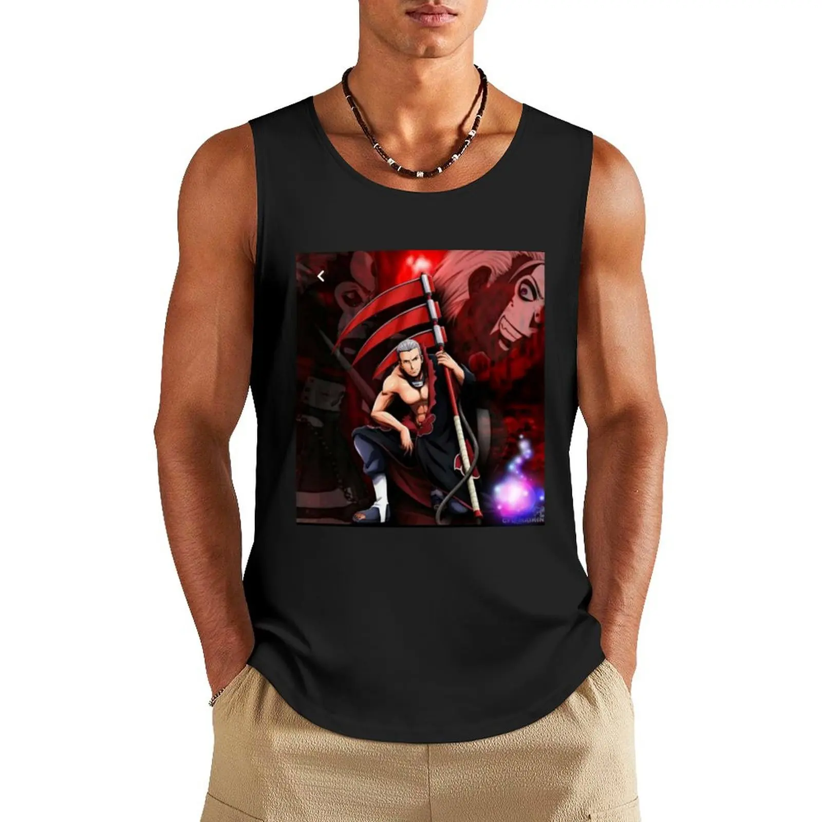 

Hidan Tank Top cool things anime Male clothes Gym T-shirts for men