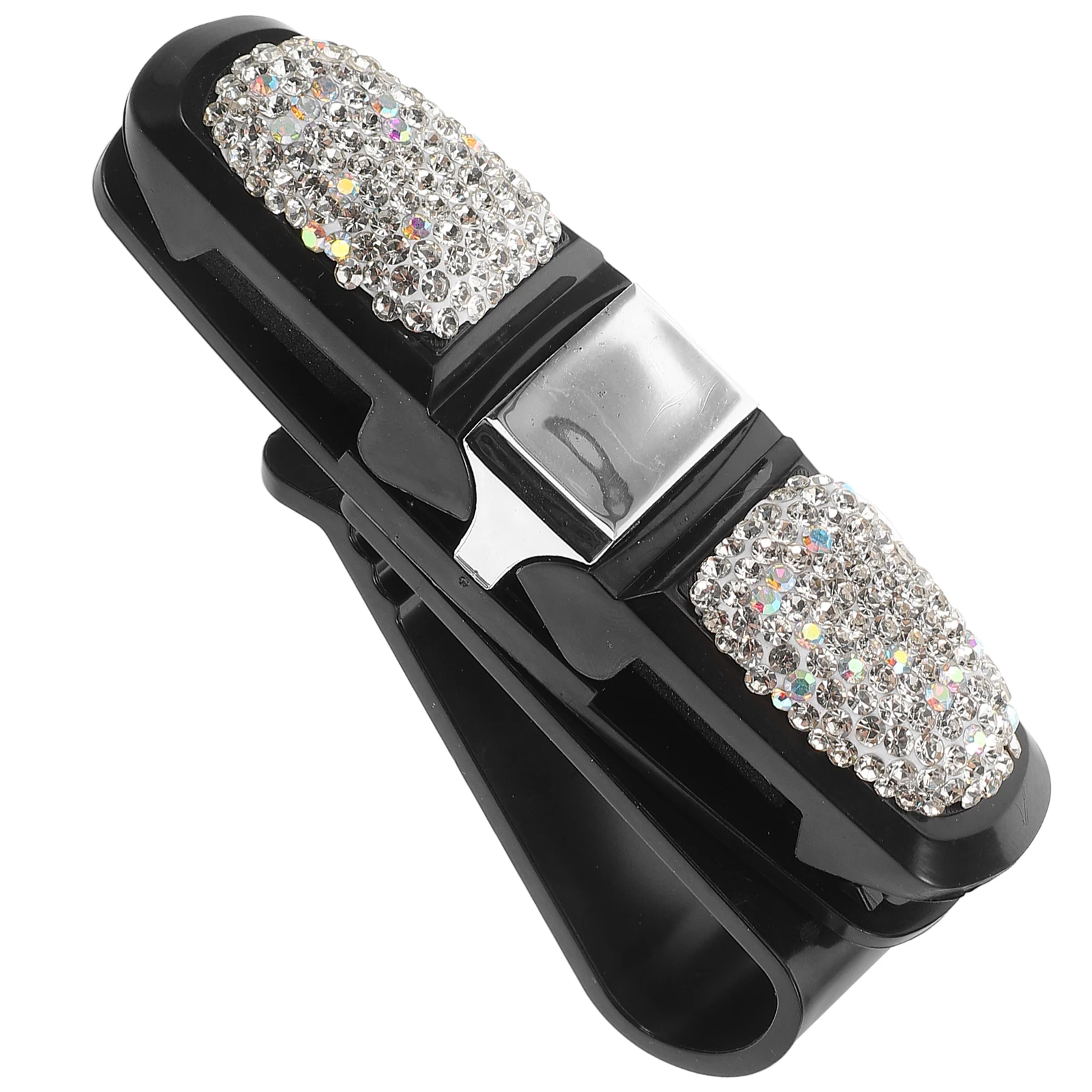 

Bling Rhinestone Car Sunglasses Holder Clip Sun Visor Clip Glasses Holder Compact Car Eyeglass Storage Sun Visor Clips for Cars