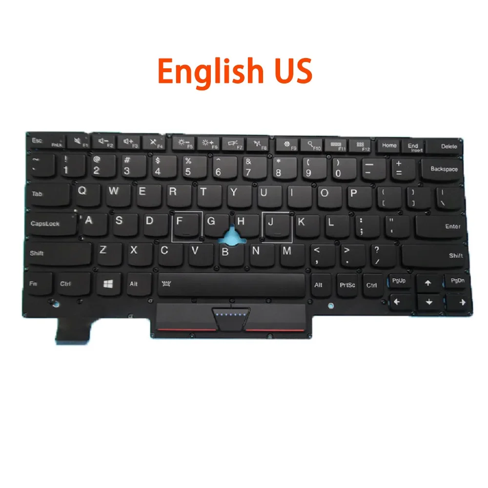 

Клавиатура ноутбука Lenovo ThinkPad X1 Tablet 1st Gen X1 Thin English US SN20K10583 SN5350BL SG-82900-XUA с подсветкой, новая