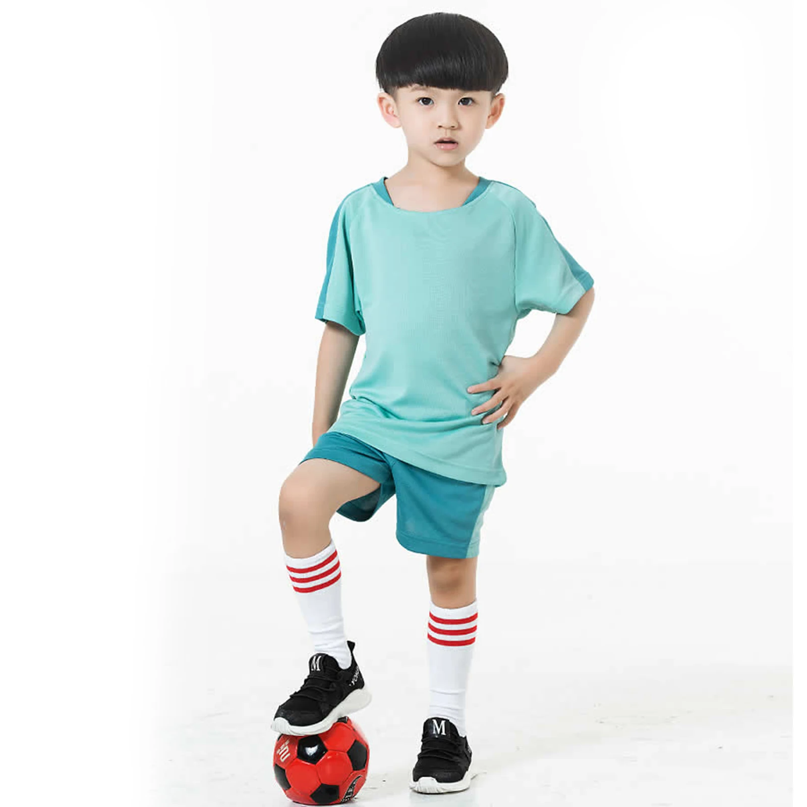 Vêtements de sport d'entraînement de basket-ball pour enfants, combinaisons de course de football, kits d'exercice personnalisés, ensemble de gymnastique, garçon, fille, fabricant de ballon, été