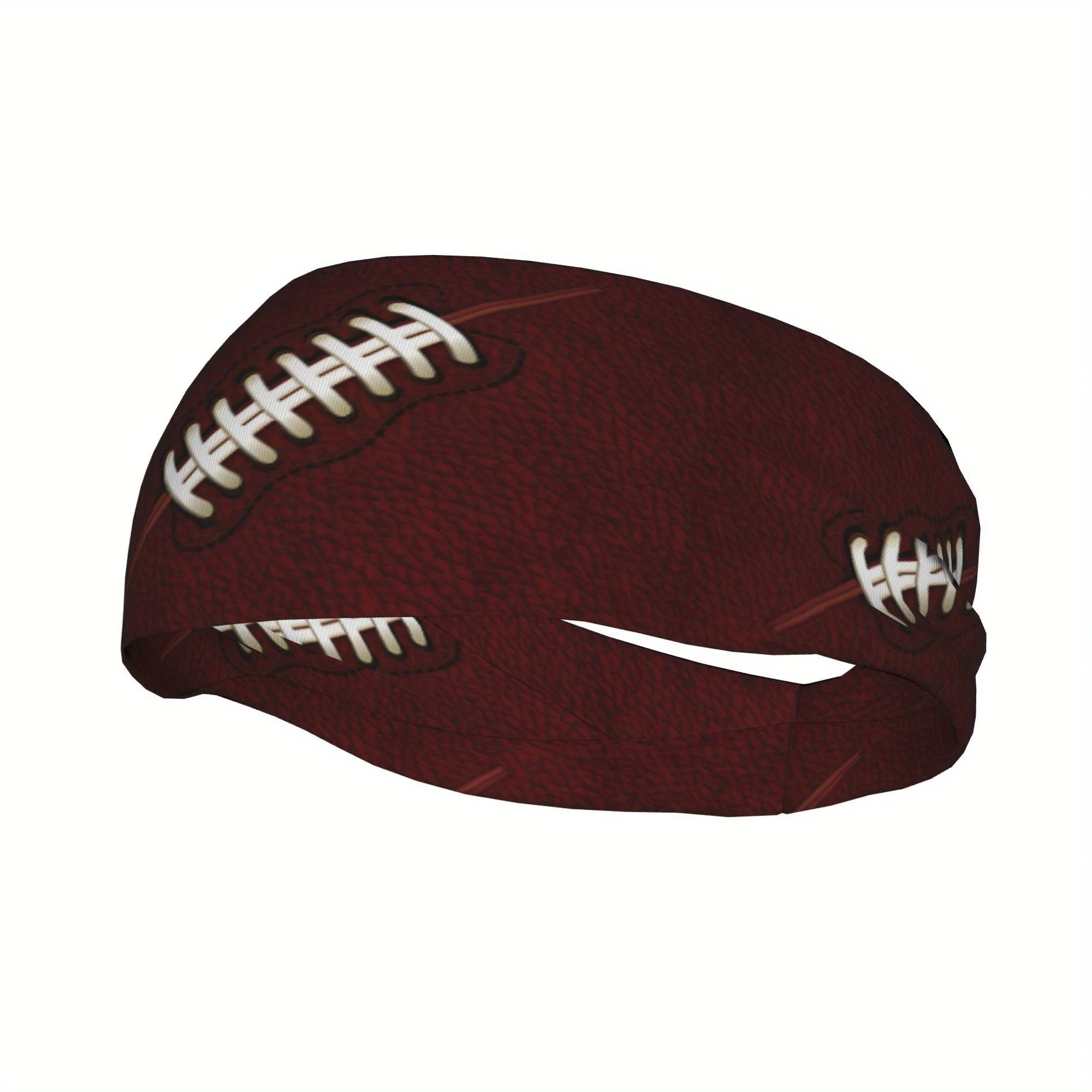 

Повязка на голову с принтом американского футбола, впитывающая пот, спортивная повязка для волос для бега, йоги, фитнеса, эластичная, нескользящая, для любителей спорта, унисекс
