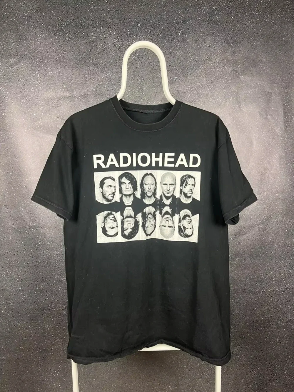 RADIOHEAD THE BENDS Vintage Grafik Bedrucktes T-Shirt für Männer und Frauen, Baumwolle, Locker Geschnitten, Lässiges Kurzarm-T-Shirt, Herren-T-Shirts, Herren-Oberteile – Detail 13