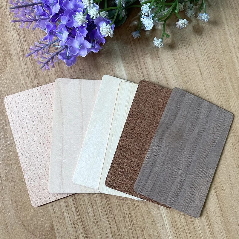 

Bamboo Wooden 144bytes 13.56MHZ NFC213 Chip Membership Card NFC Contactless Business Gift Social Recognition Wood Card