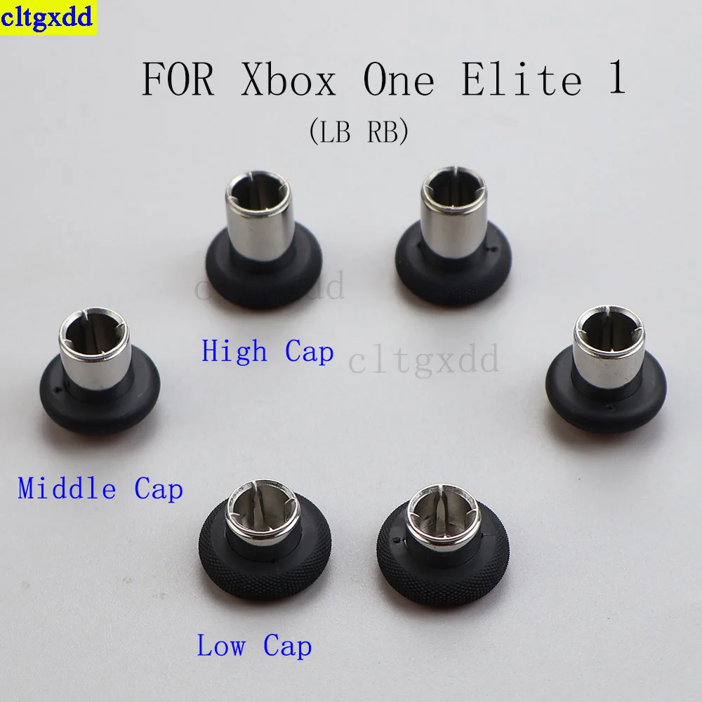 

Cltgxdd 1 pair suitable FOR Xbox One Elite 1 gamepad joystick cap accessories LB RB key mosaic high/medium/low buttons