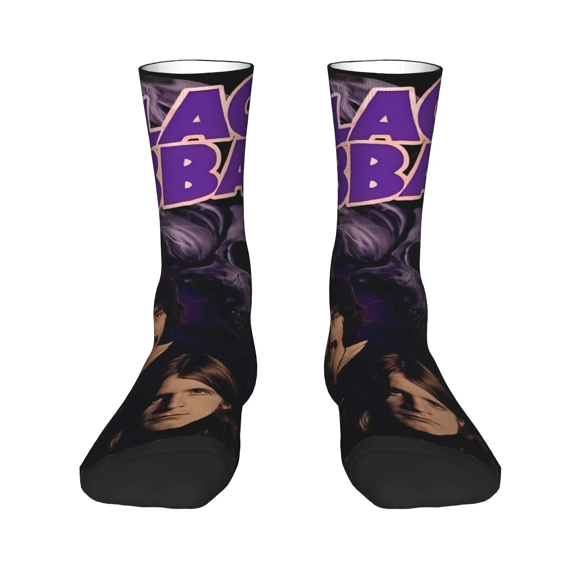 Black Sabbath Band 양말 디자인 스타킹 미끄럼 방지 남성용 양말 부드러운 통기성 가을 레저 등산 양말