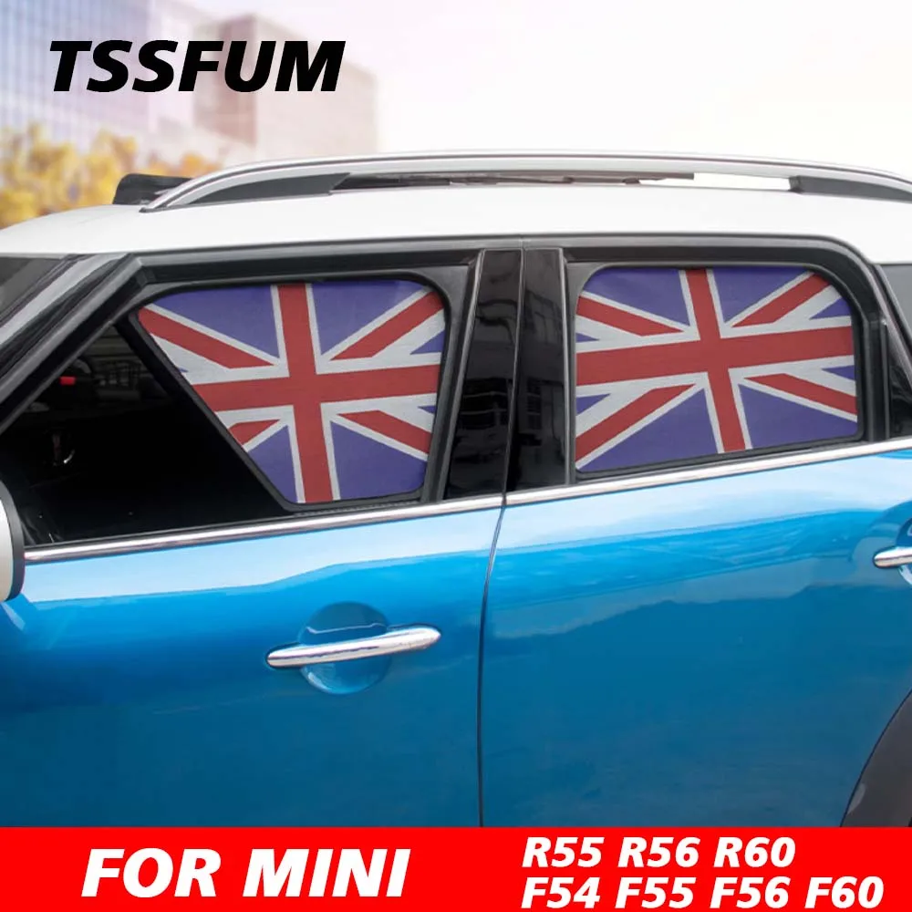 Union Jack Car Window Shade Cover Windshield Sun Visor Protector Sunshade for Mini Cooper S JCW R55 R56 R60 R61 F54 F55 F56 F60