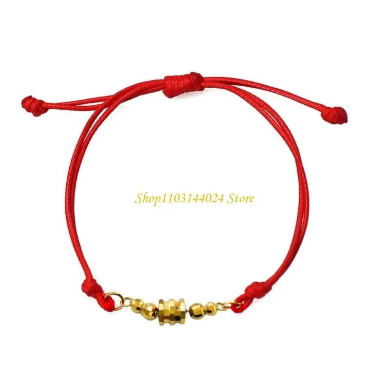 N5KE 2 Pcs Handmade Elastic Bracelet Semi-Finished Hand Rope Woven Bohemian Colorful Wax Thread Jewelry Multicolor Jewelry