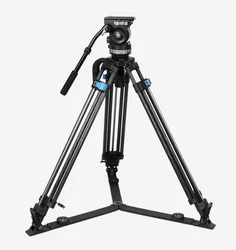 sirui SQ75 Rapid System Heavy Duty Carbon Fiber Video Tripod Kit With VHS-10 Professional Fluid Head