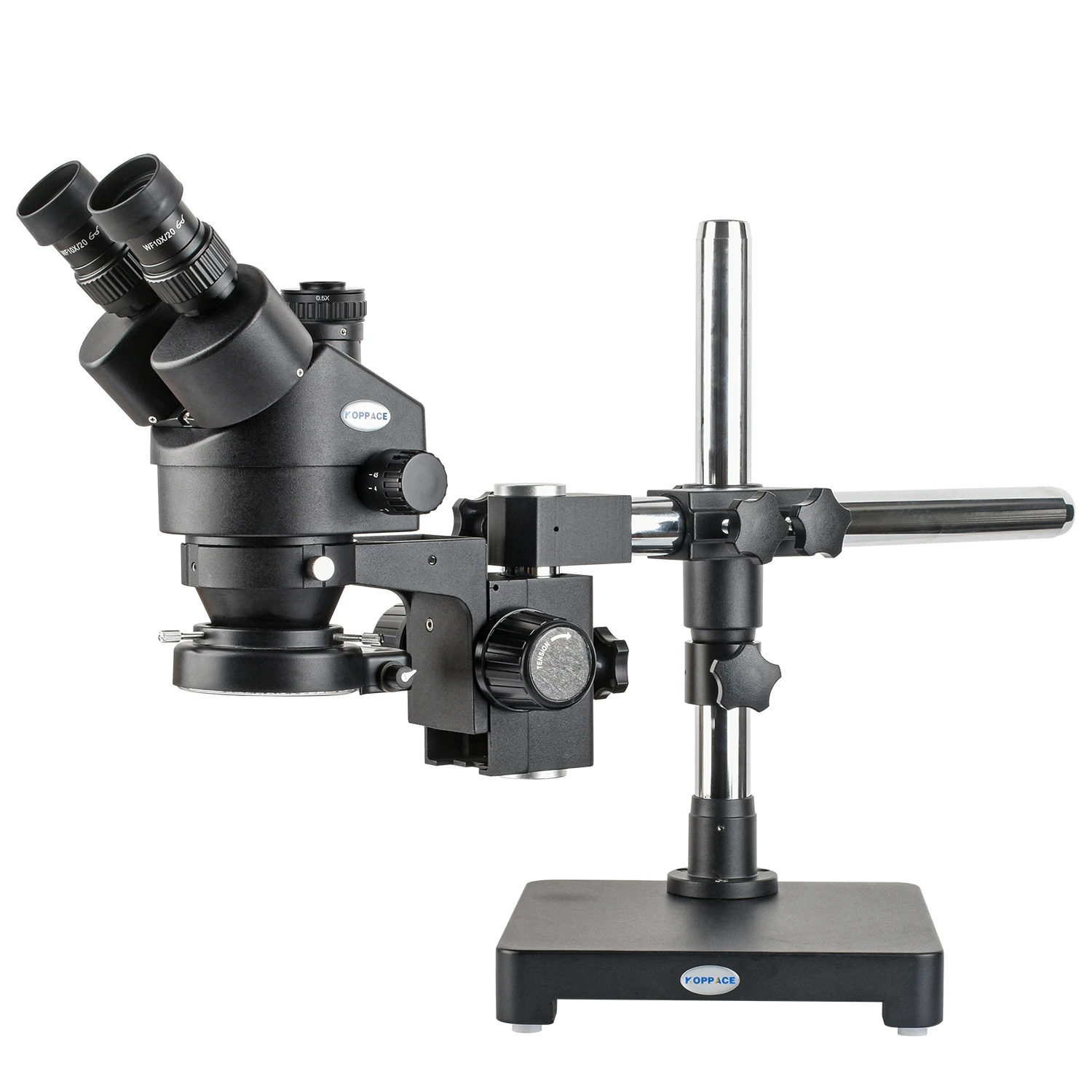 Mikroskop stereoskopowy KOPPACE 3.5X-90X z pojedynczym ramieniem zawiera okular WF10X/WF20X