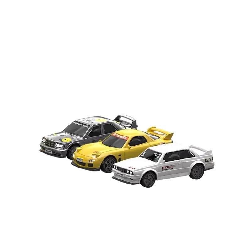 2025 NEW 1/43 Mini RC Desktop Remote Control Car High Speed Drift Car Racing Car Model Ornament Boy's Toy Gift