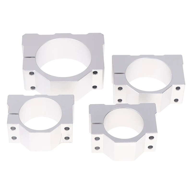 อลูมิเนียมแกน CLAMP 52 มม.56 มม.65 มม.80 มม.มอเตอร์พร้อมสกรู 4pcs สําหรับ CNC Router เครื่องมอเตอร์ยึดผู้ถือ