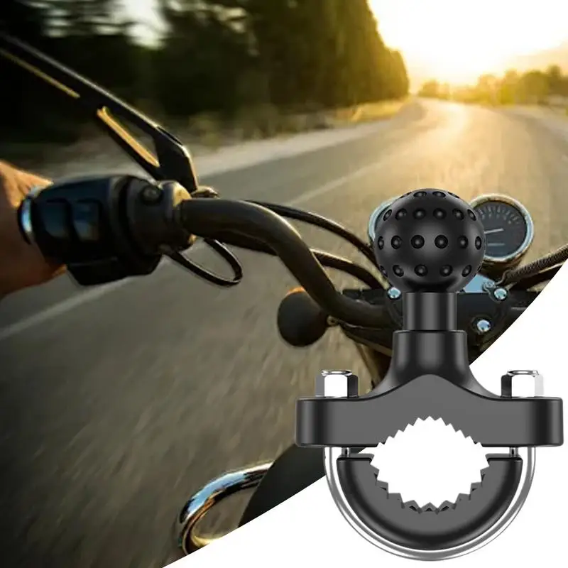 Ball Head Mount Motorcycle Ball Head Rearview Mirror Holder Non-Slip Motorcycle Accessories Waterproof Mounting Bracket For