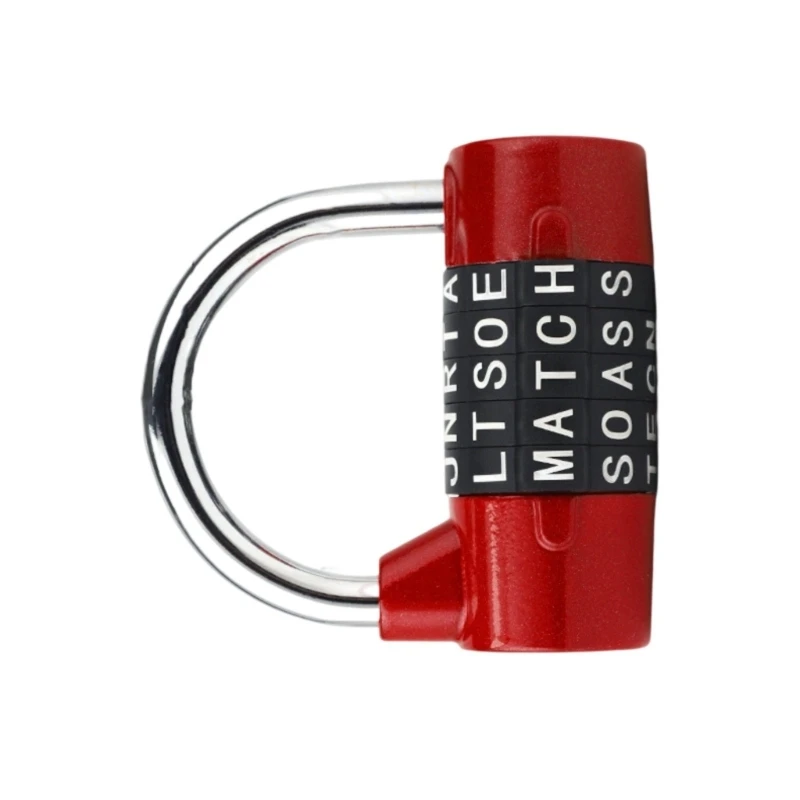 5 Letas combinação combinação combinação cadeado segurança ginásio ginásio bloqueio porta -ginástica trava senha