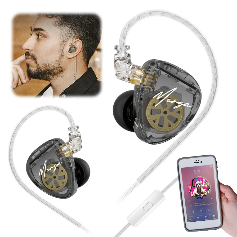 Wired Noise Cancelling HIFI Earbuds with Bass