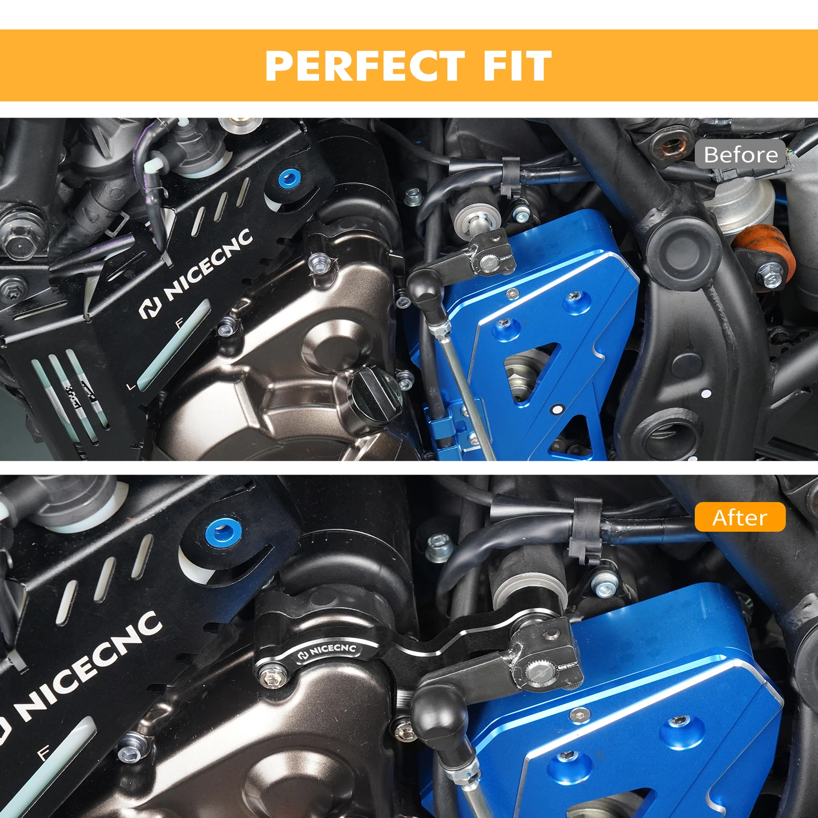 Schaltstabilisator Schalthebelunterstützung für Yamaha MT-07 MT07 XSR 700 2018–2023, Tracer 700 Tracer 7 2021–2023, Tenere 700 XTZ 700 – Detail 7