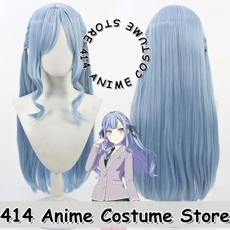 

Game & Anime Sakiko Toyama Cosplay Wig BanG Dream Simulation Scalp Twin Braids Ribbon Heat-Resistant Fiber Synthetic Hair