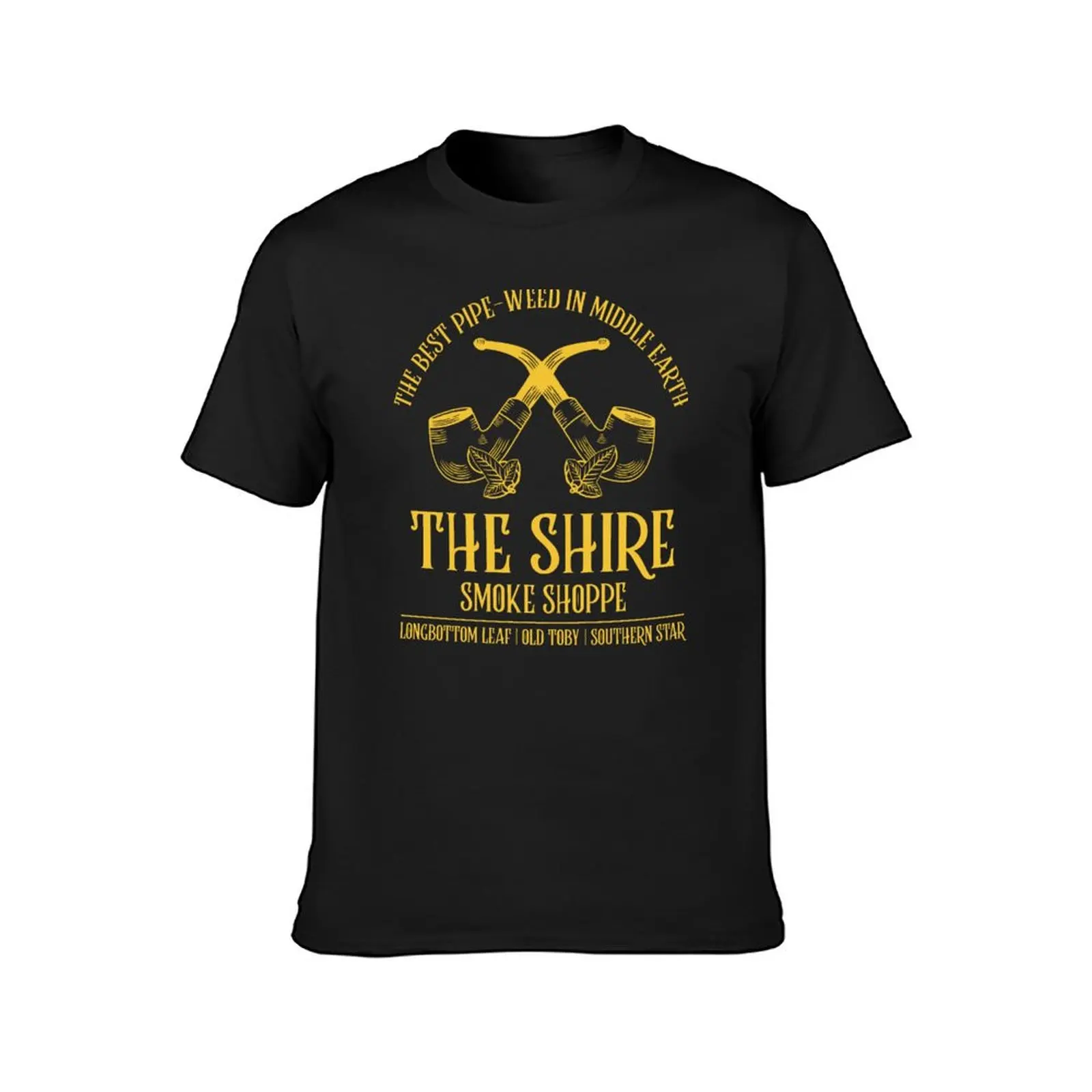 เสื้อยืด SMOKE Shoppe ของ The shire เสื้อยืดแห้งเร็วสำหรับผู้ชาย