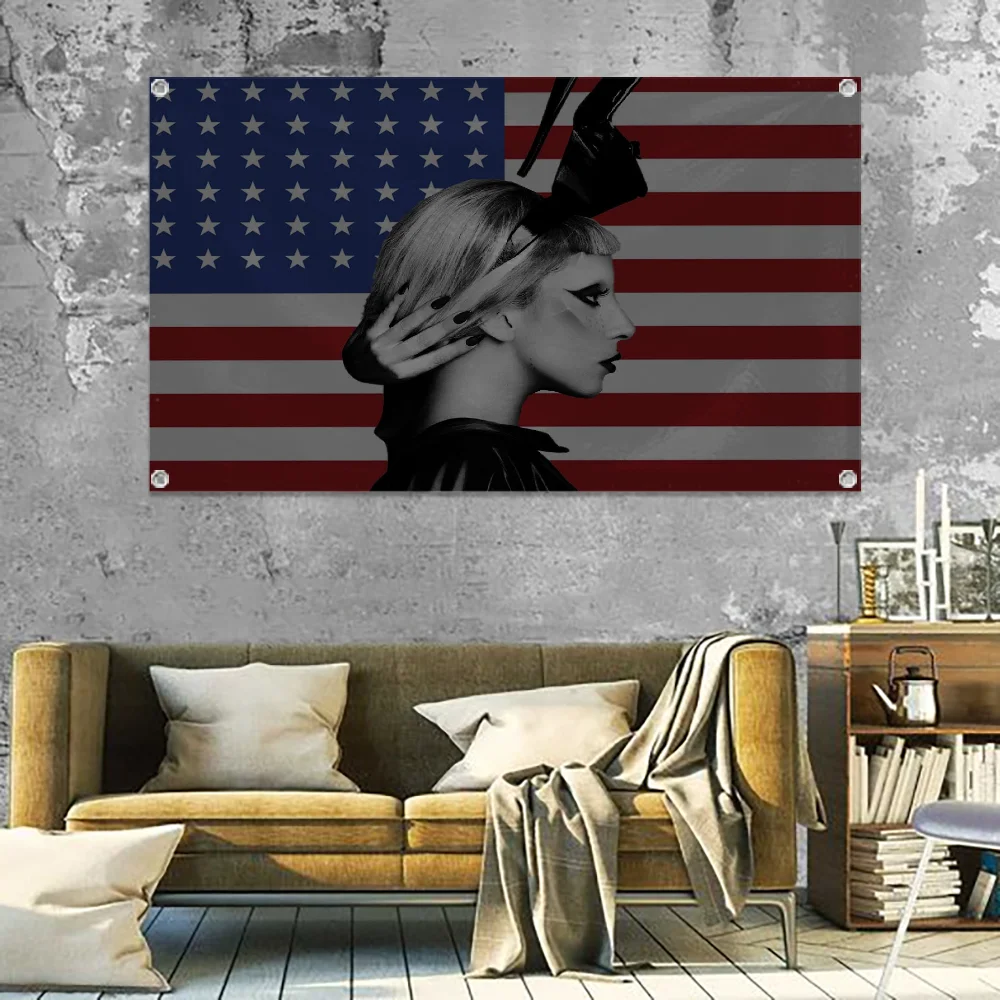 

Garage Decoration Lady Flag Pride Flag Flag to Hang Flags for Rooms Banner Flags for Bedrooms Garage Flag G-gaga Room Decor Y2k