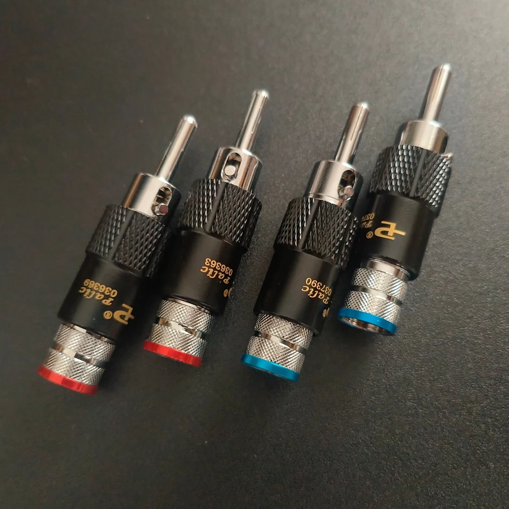 4 Stück High-End Neue Kupfer-Bananenstecker für Lautsprecherkabel, HiFi-Audio-Verstärker, CD-Player, DVD, VCD, Lautsprecherkabel-Verbinder – Detail 4