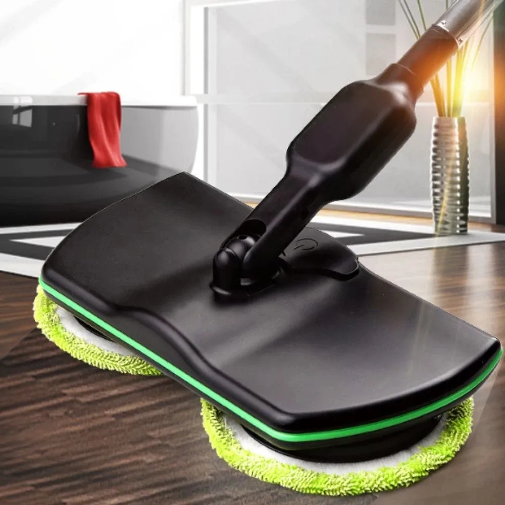 3 in 1 Cordless Electric Spinning Mop High-Speed Rotating Lightweight Machine Rechargeable Floor Cleaner Mop Pads for US/EU/UK
