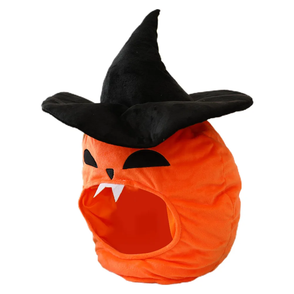 

Pumpkin Head Hat Wide Brim Halloween Costumes for Adults Hats Party Selfie Novelty Makeup