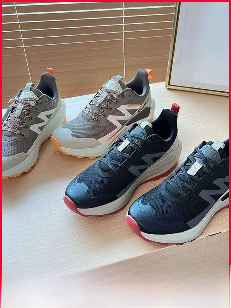 

Quality Selected Men's Hiking Sports Shoes Casual Style Waterproof Mesh Upper Thick Bottom Casual Sports Footwear for Outdoors