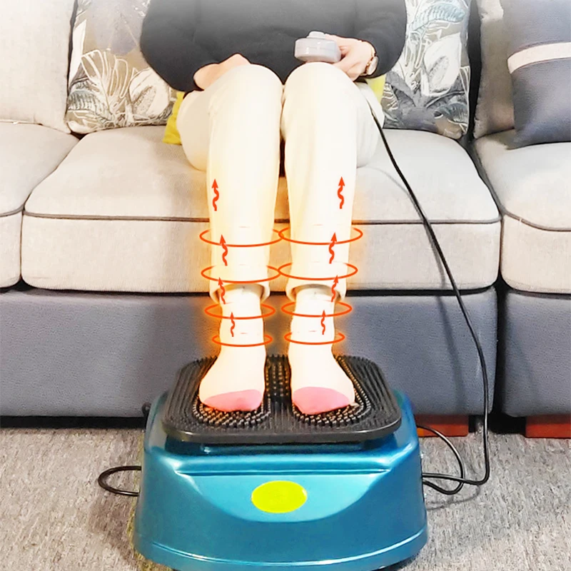 185W Electric Vibration Massage Machine, Remote Control Full Body Massager for Legs, Boost Blood Circulation & Muscle Relaxation