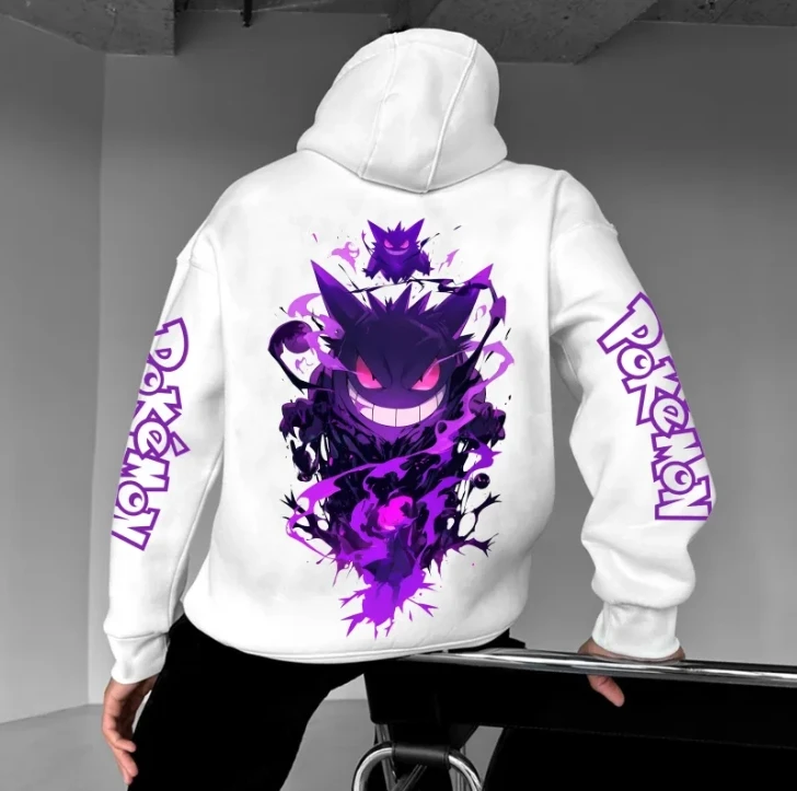 

Pokemon hoodie street style unisex casual wear 2025 autumn and winter cotton oversized new high-quality hoodie