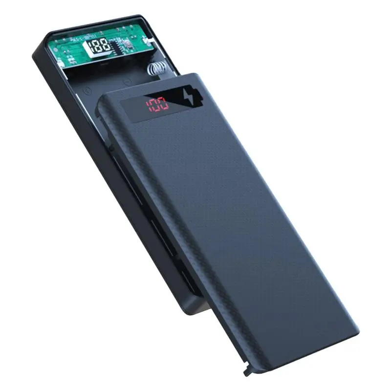 

Battery Charging Case High Capacity Battery Pack Battery Charger Lightweight Powers Boxes with LCD Display for Phone Tablet