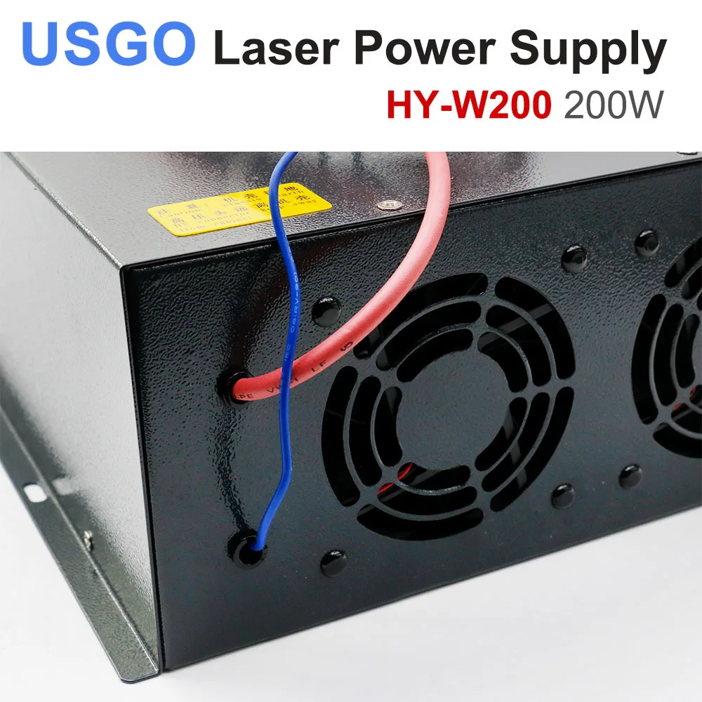 Imagem -06 - Usgo Co2 Laser Power Supply Co2 Laser Gravação e Máquina de Corte Hy-w200 180w200w