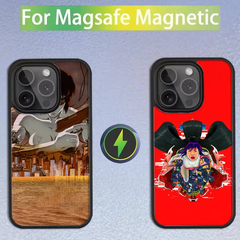 

Чехол для телефона «Призрак в корпусе» для iPhone 17,16,15,14,13,12,11,Pro,Max,Plus,Mini,SE Magsafe с магнитной беспроводной зарядкой