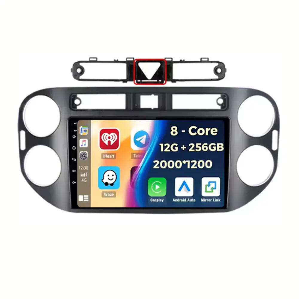 Android16 Autoradio für Volkswagen VW Tiguan 2006 2010 2016 Golf Plus Wireless Carplay Android Auto Autoradio Multimedia-Player