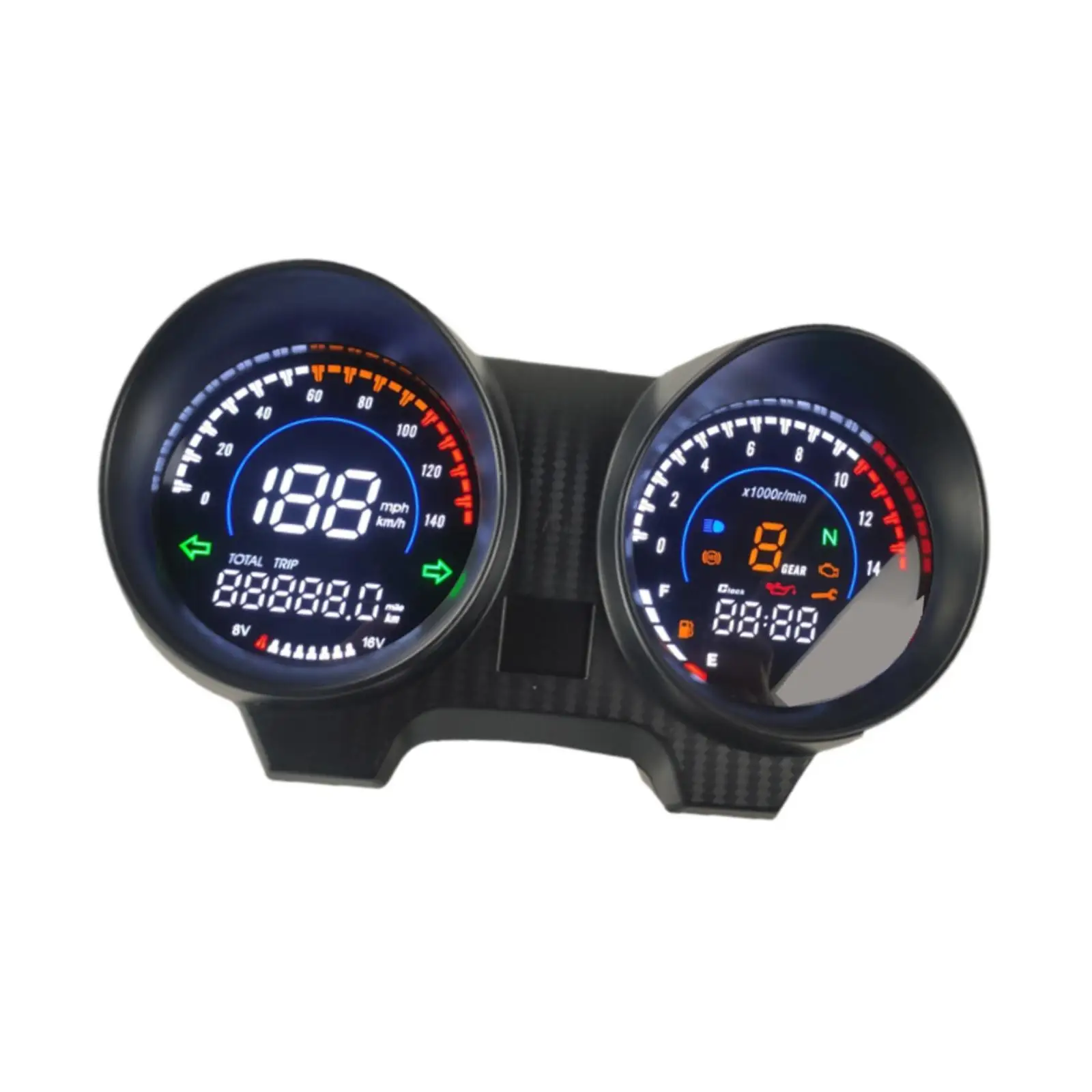Motorcycle Electronic Instrument Easy to Install Multiuse Digital Dashboard for Max125 CG Titan150 Fan150 RX110 Supplies