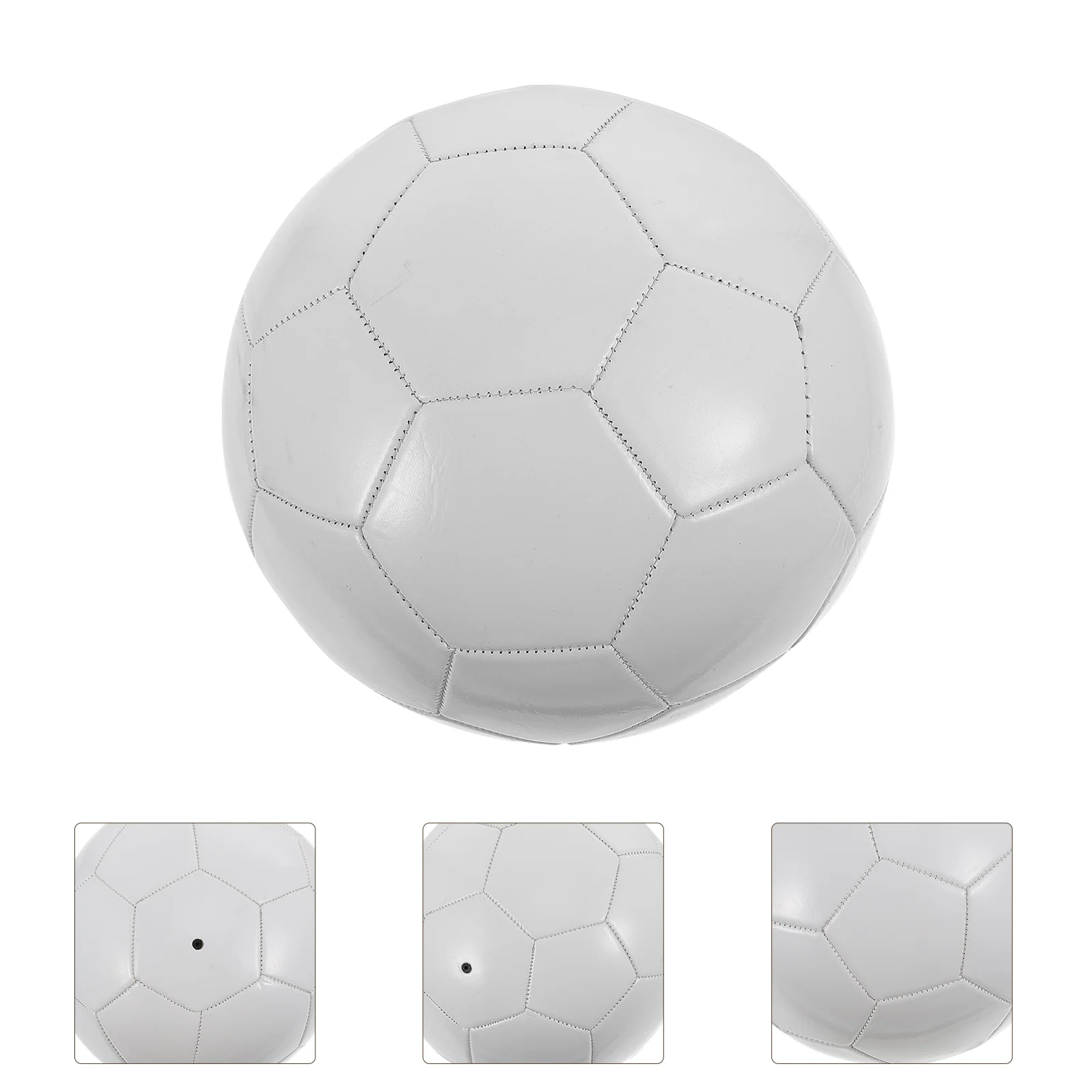 Plain Football White Kids Soccer Sports Painted Toy Educational Plaything Toddler