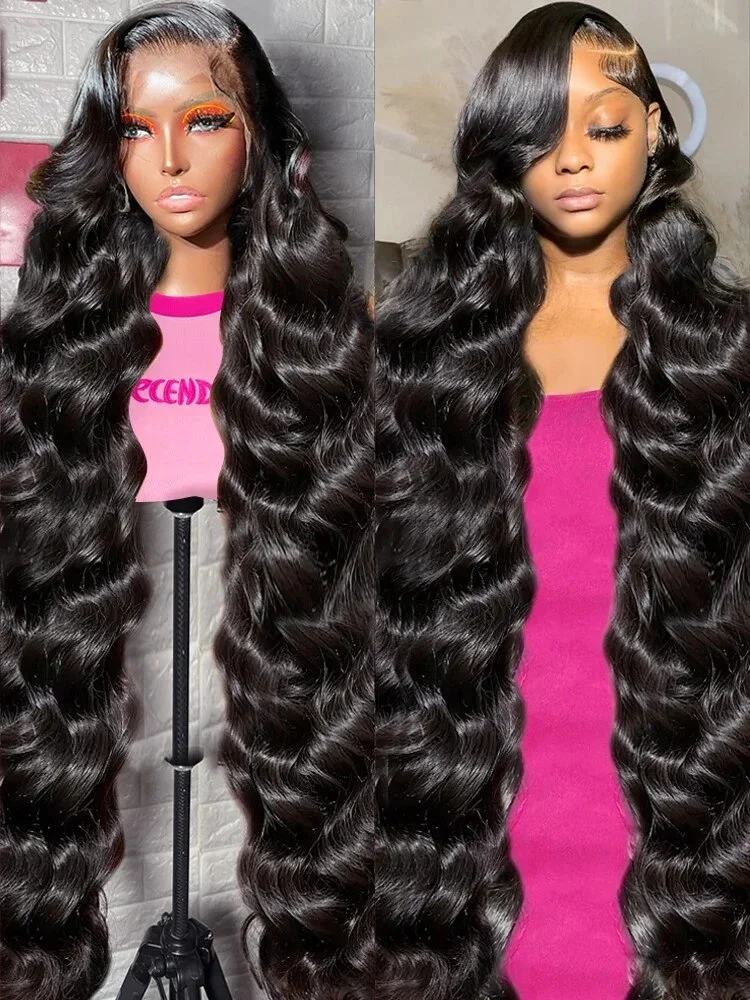 30 36 Inch Body Wave 13X6 Hd Lace Frontal Wig 13X4 Lace Front Human Hair Wig Loose Wave Hd Lace Wig 13X6 Human Hair