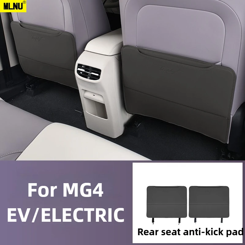 

Seat Kick Pad For MG4 EV/ELECTRIC Accessories 2025/2024-Premium Leather Material,Seat Protection Scratch-Resistant 2022-2023