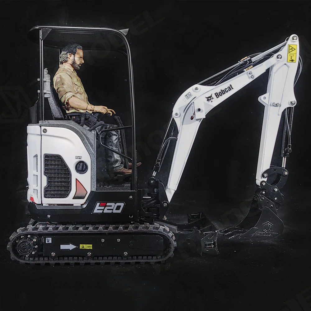 1/14 Mini Metal Excavator RTR JX-E20 JXmodel Electronic Hydraulic Remote Control Desktop Model