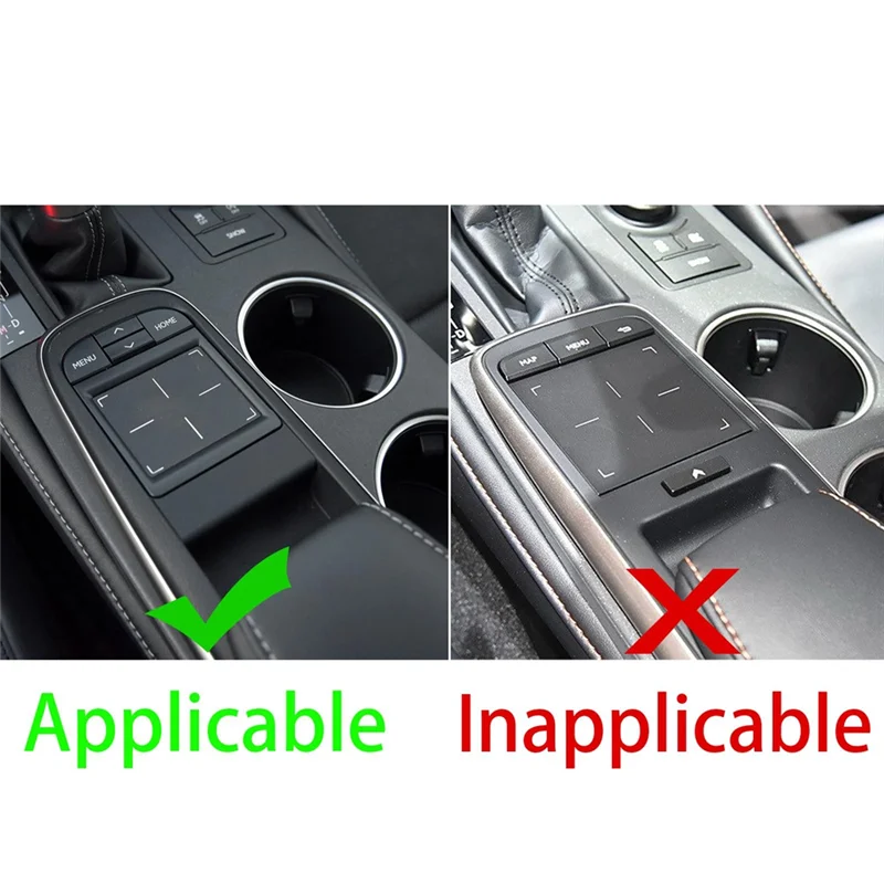 

NEW-Carbon Fiber Center Console Shift MENU/Home Control Cover Trim For Lexus RC RC300 RC350 RC200T 2015-2020 Accessories