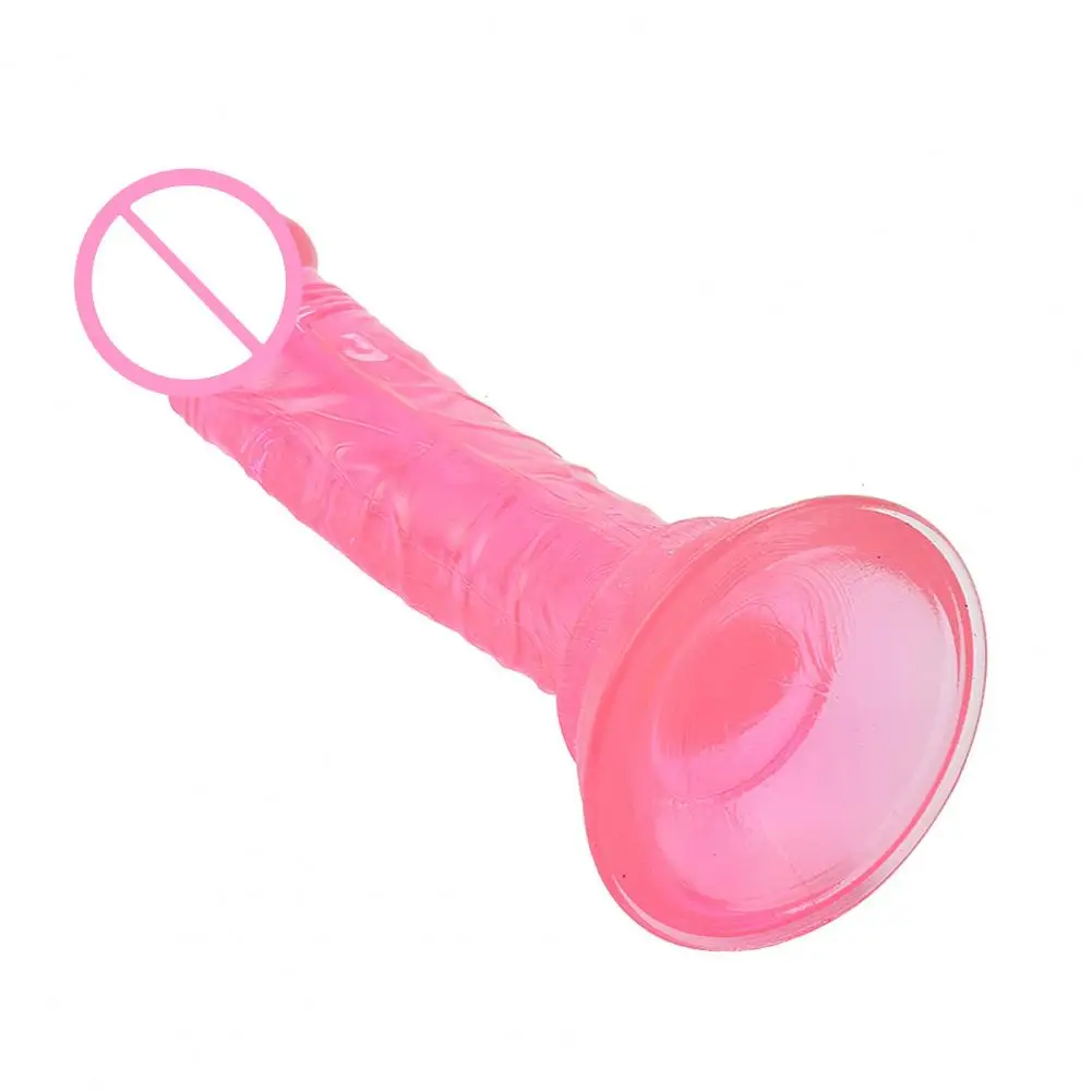 TPE  Functional Female G-spot Masturbator Dildo Realistic Fake Sucker Phallus Simulated   for Lesbian