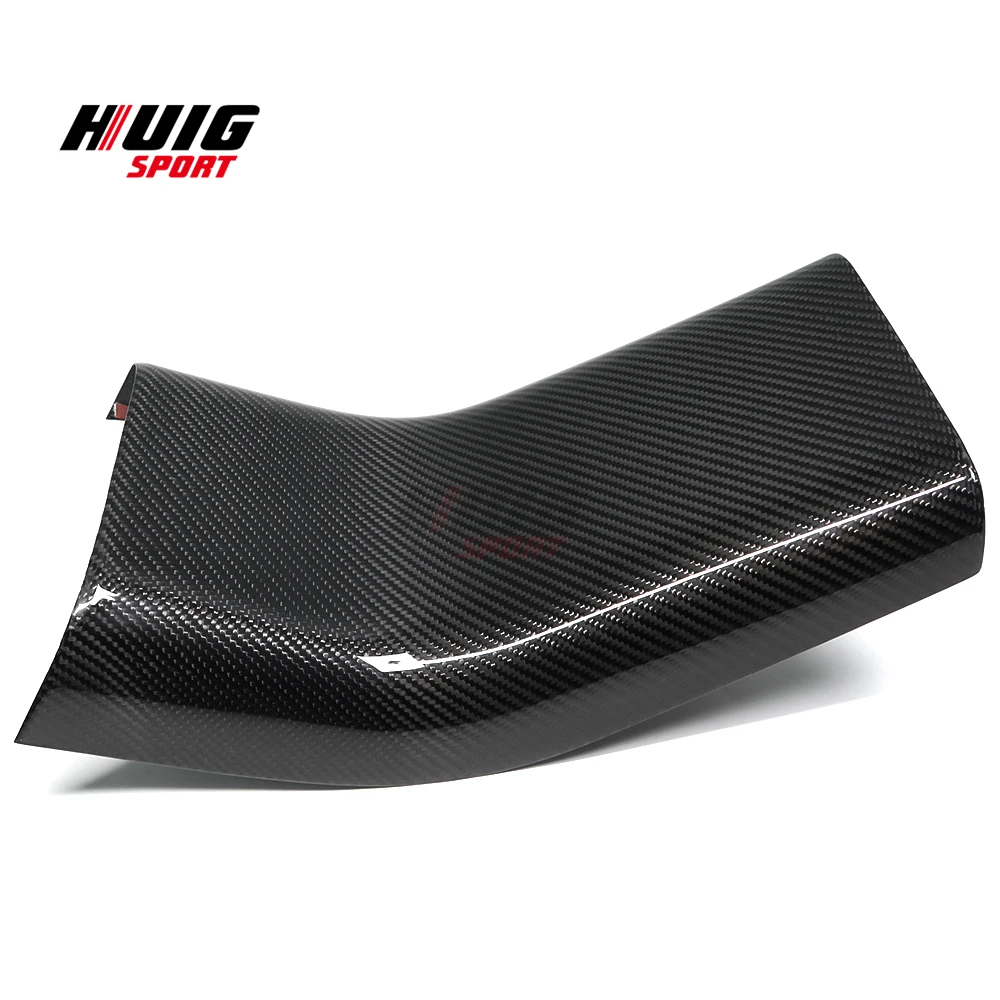 Carbon Fiber For Tesla Model 3 Model Y 2018-2023 Car Interior Central Rear Seat Anti-Kick Armrest Box Cover Trim Accessories