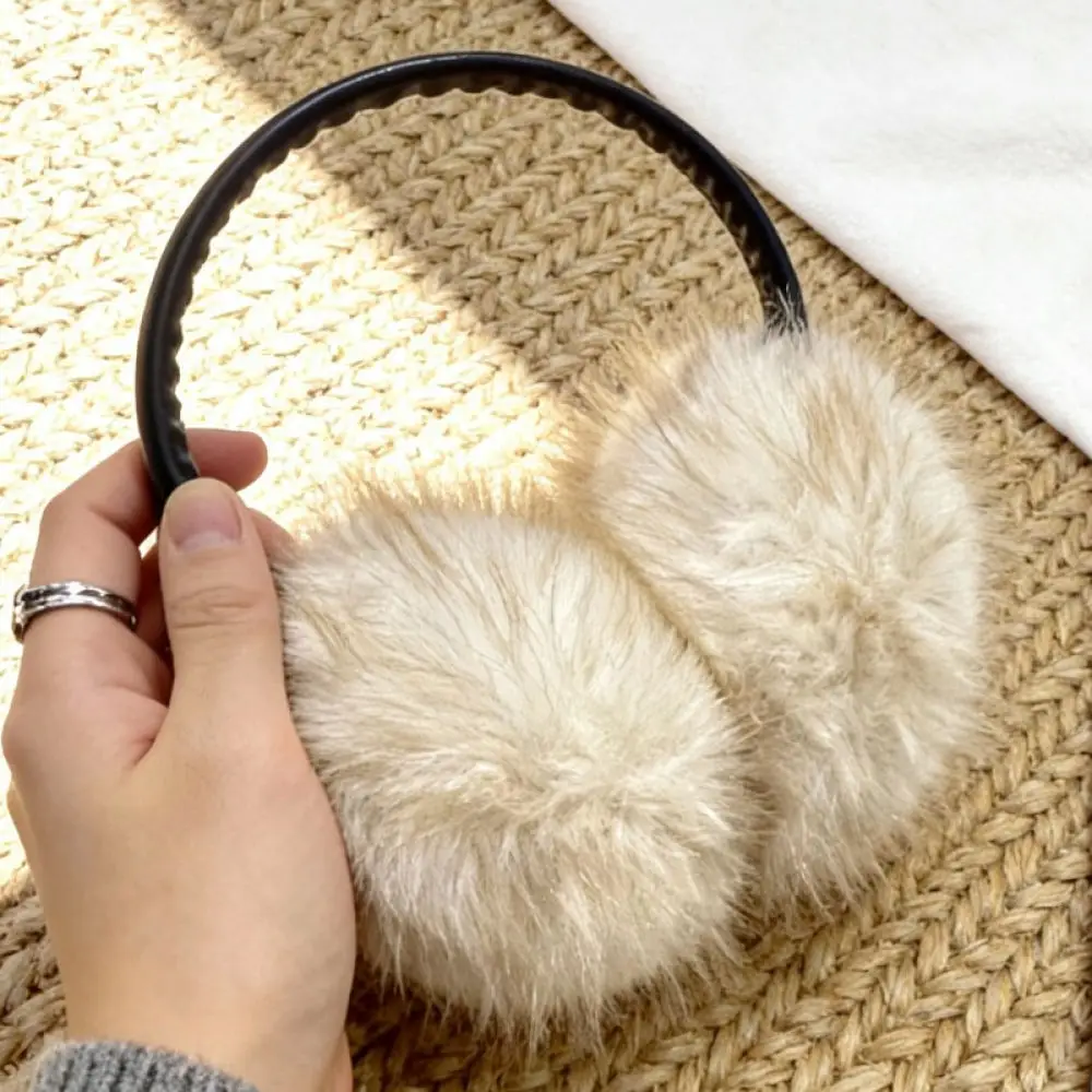Soft Plush Ear Warmers For Qinruier Faux Ear Covers Winter Coldproof Ear Muffs Unisex Outdoor Stylish Accessory Gear
