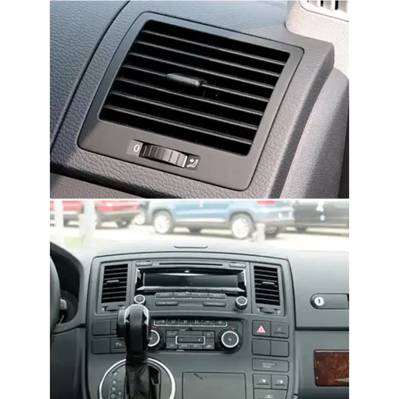 Air Vent Tab Clip Replacement Kit of Middle Dashboard AC Vent Paddle For VW Transporter T5 T5.1 2003‑2015 OE 7E5815705 7E5819203
