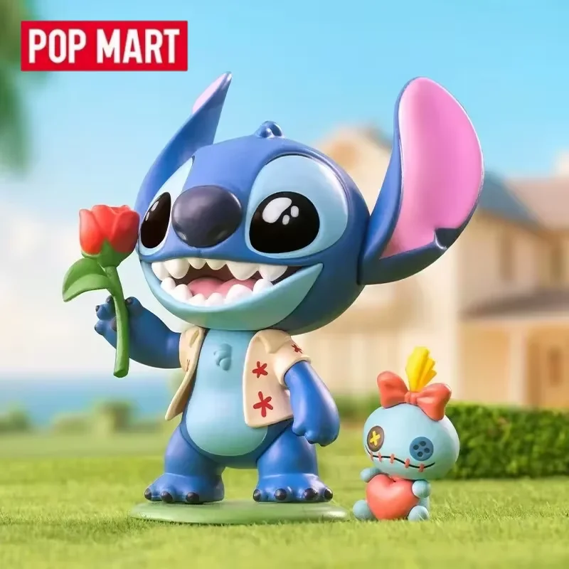 POP MART Disney Stitch on a Date Series Blind Box Toys Mystery Box