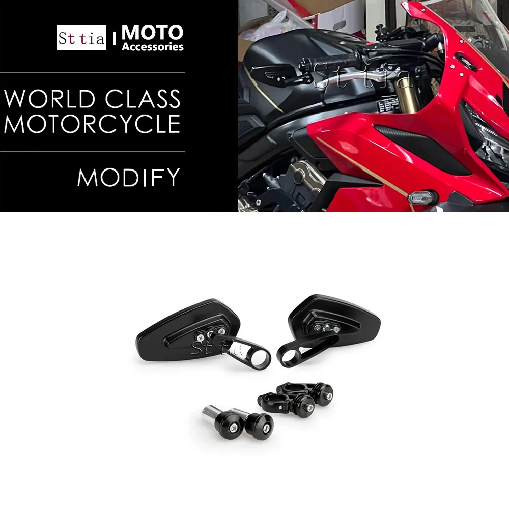 

Новые боковые зеркала заднего вида для мотоциклов, крепление на руль, аксессуары, подходят для Honda CBR500R CBR600RR CBR650R E-Clutch 2019-2025