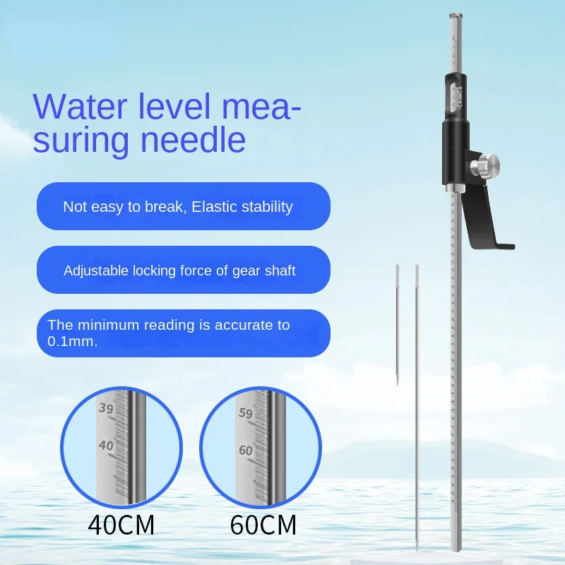 Water level stylus hydraulic model, water level caliper, full water experiment, level needle measuremen