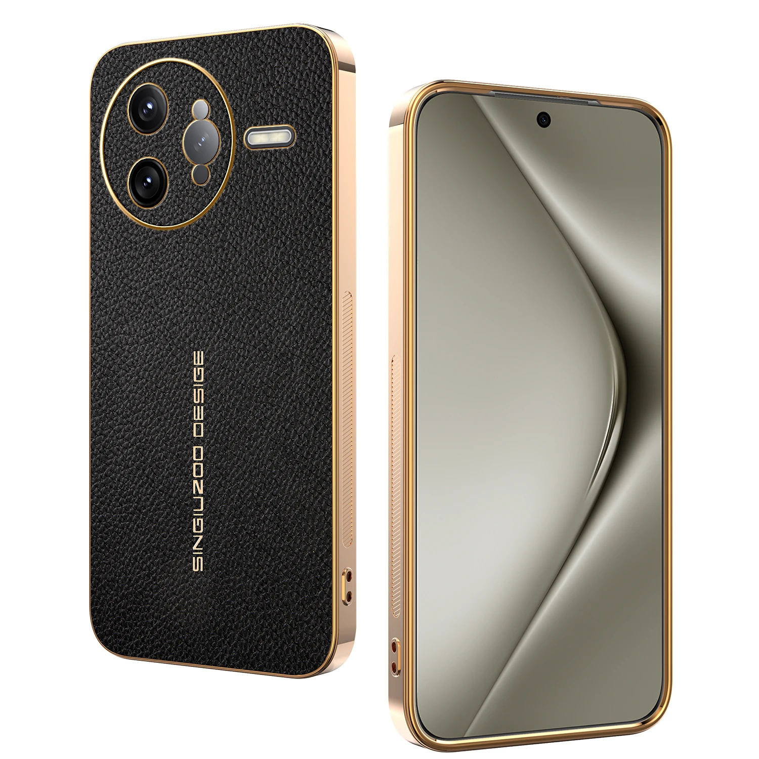 

Для XiaoMi POCO F7 Ultra Чехол Новый Высококачественный Чехол с текстурой личи Магнитный ПК с защитой от падения Для Redmi K80 Pro Противоударный бампер Funda