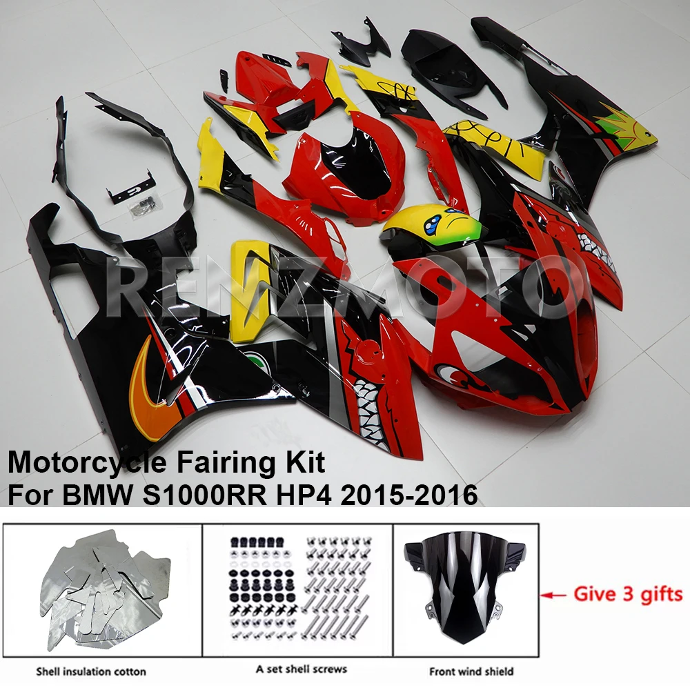 

B1015-1004b Motorcycle Fairing Set Body Kit Plastic For BMW S1000RR HP4 2015-2016 Accessories ABS Injection Bodywork