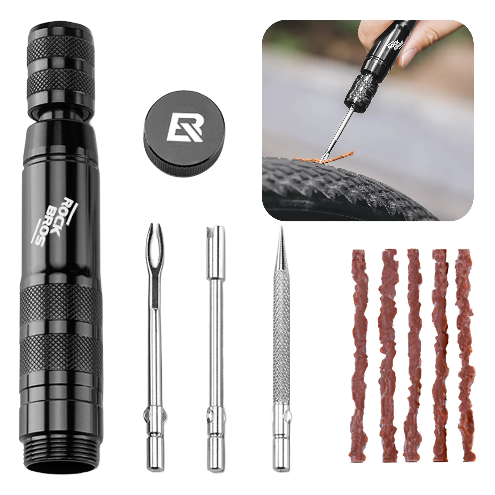 

Инструменты для ремонта велосипеда, универсальный велосипед, мотоцикл, комплект для ремонта бескамерных шин, аварийные проколы, полоски для горного дорожного велосипеда